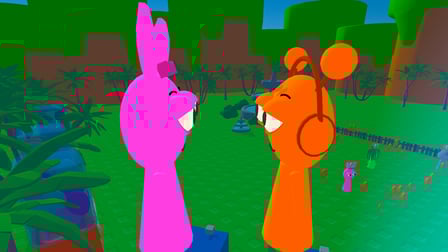 Blend Sprunki in Mixer 3D Obby: Create Your Own Sprunki - Screenshot 1