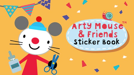 Arty Mouse Sticker Book