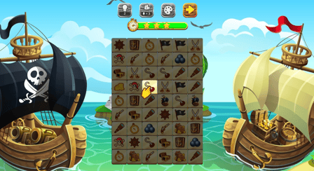 Pirates Tiles Challenge - Screenshot 1