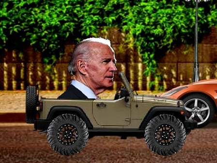 Biden Wheelie