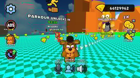 My Singing FNaF! Freddy Animatronics Obby +1 3D - Screenshot 3