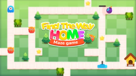 Find the Way Home Maze Game