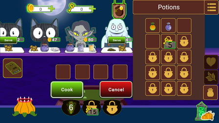 Witch's Shop. Potions and Ingredients - Screenshot 1