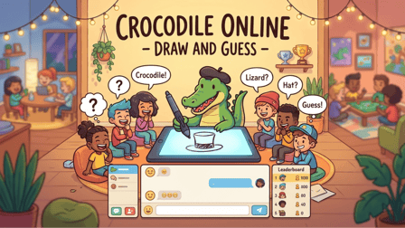 Crocodile Online - Draw and Guess