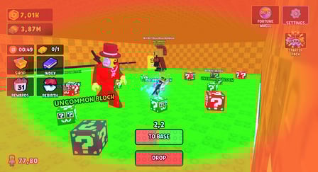 Shrink For Brainrots and Lucky Blocks - Screenshot 3