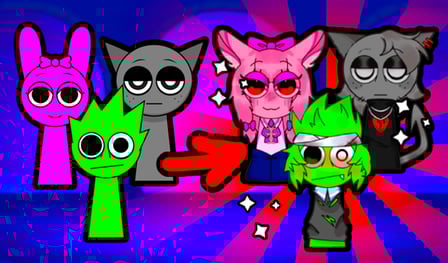 Sprunki: Fusionner les Sprunki Animés