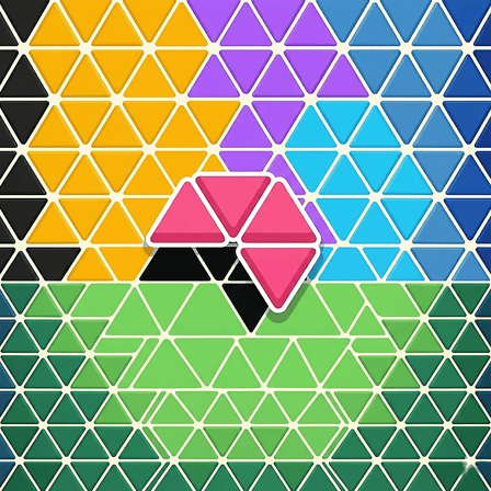 Tangram Triangle - Logic Puzzles puzzle game thumbnail