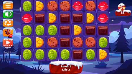 Sugar Blast Snowy Pop - Screenshot 1