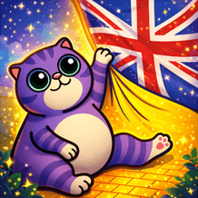 Oxford Cat. Learn English with flashcards