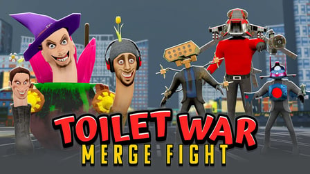 Toilet War: Merge Skibidi