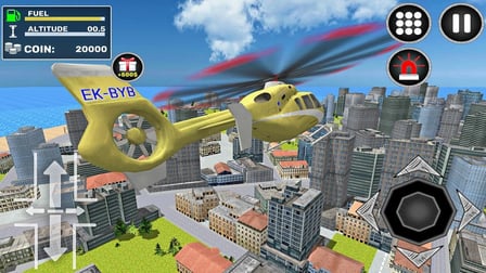 City Helicopter Simulator Game