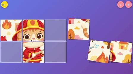 Purr-fect Puzzles: Kitten Jobs - Screenshot 2