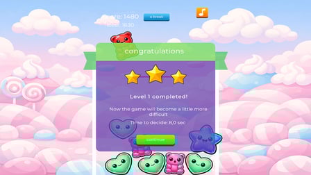 Merge gummy bears! Enjoy - Screenshot 2