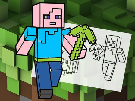 Minecraft Fun Coloring Book