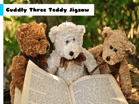 Cuddly Three Teddy Jigsaw