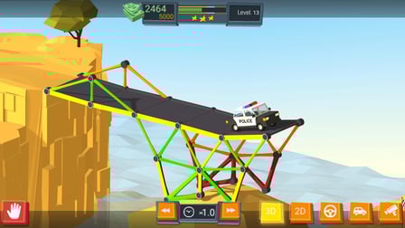 Bridge Builder: Crash Test - Screenshot 3