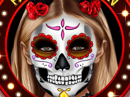 Kylie Jenner Halloween Face Art