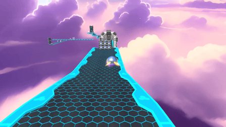 Space Rolling Balls Race - Screenshot 1