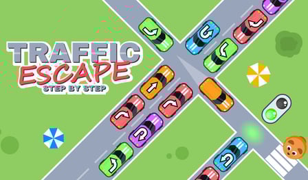 Traffic escape: Step by step
