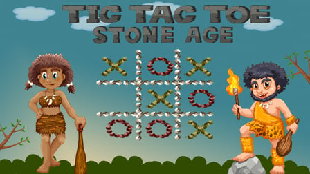 Tic Tac Toe Stone Age