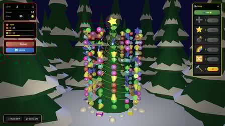 Decorated Christmas tree - Screenshot 1