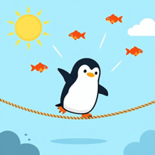 Penguin Rope Balance