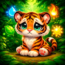 Match three: mission to save tiger Ko