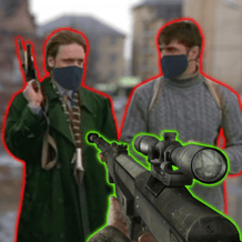 Hitman-zabójca w rosyjskim mieście