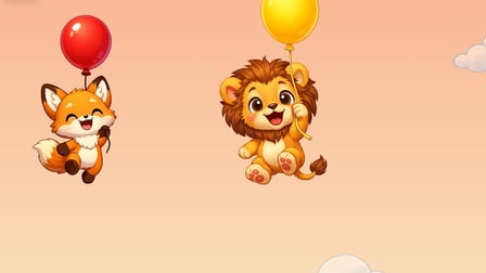 Pop the balloon: Baby Animals - Screenshot 2