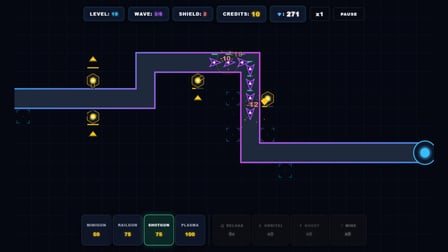 Cyber-tanks: Tower Defense - Screenshot 1