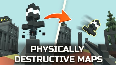 Red & Blue: Online. Build! Destroy! Fight! - Screenshot 2