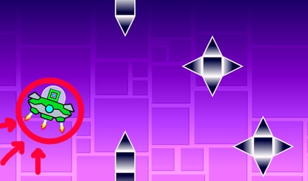 Geometry Dash: UFO Flying