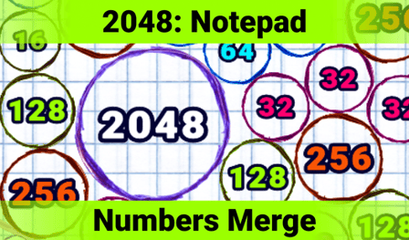 2048: Notepad Numbers Merge