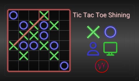 Tic Tac Toe Shining