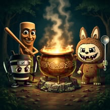 Labubu and Brainrot: The Magic Cauldron