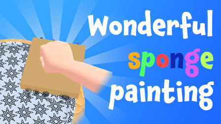 Wonderful sponge painting