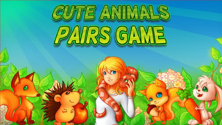 Cute Animals Pairs Game