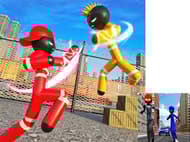 Stickman Police VS Gangsters Street Fight