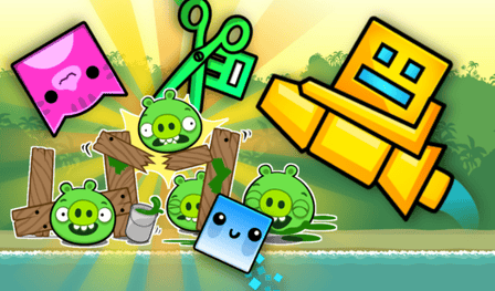 Geometry MOD in the world of Bad Piggies!