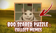 Boo Scared Puzzle: Collect memes