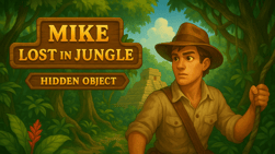 Mike Lost In Jungle - Hidden Object