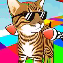 Cat, get on the right color!
