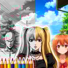 Anime: Pintar por números