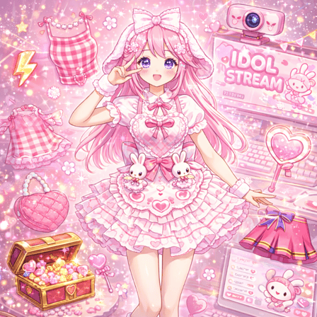 Idol Livestream: Doll Dress Up