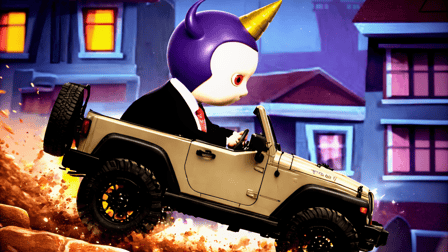 Labubu Wheelie Challenge