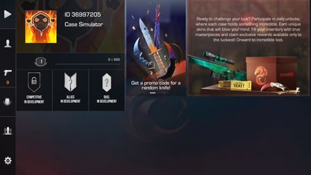 The simulator case - Screenshot 1