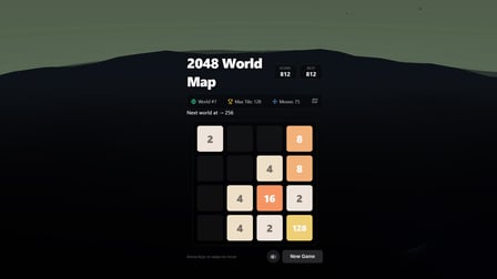 2048 World Map - Screenshot 2