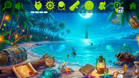 Hidden Objects: Treasure Island - Screenshot 1