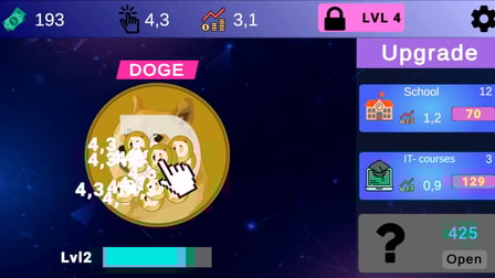 Crypto Clicker: Evolution - Screenshot 1