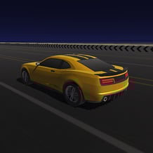 Acceleration of the car to 1000 km/h.